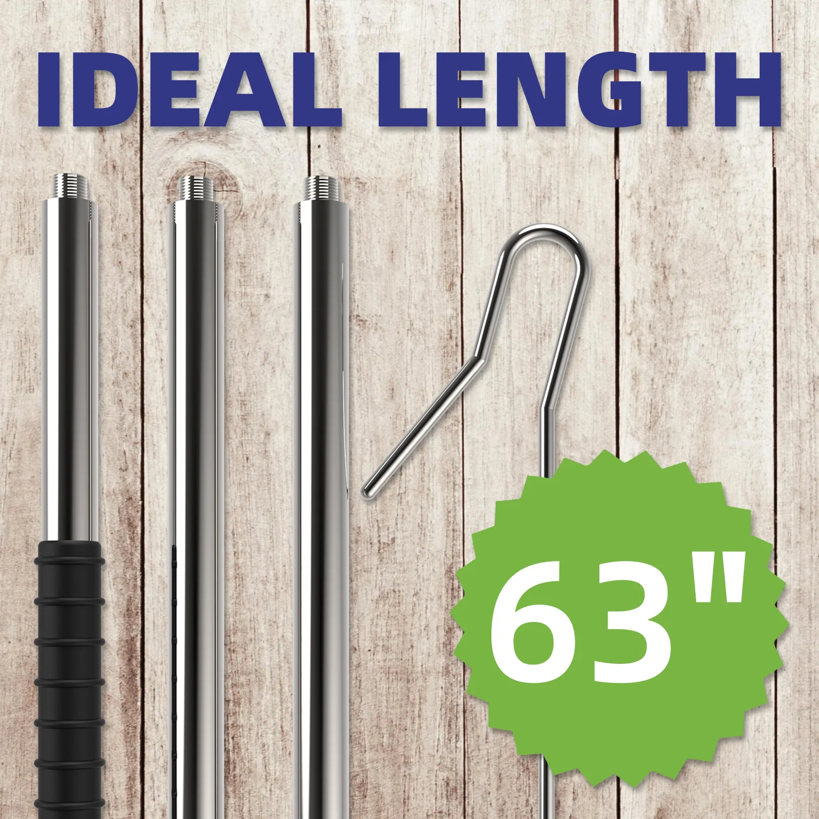 Sheep catcher ideal length display