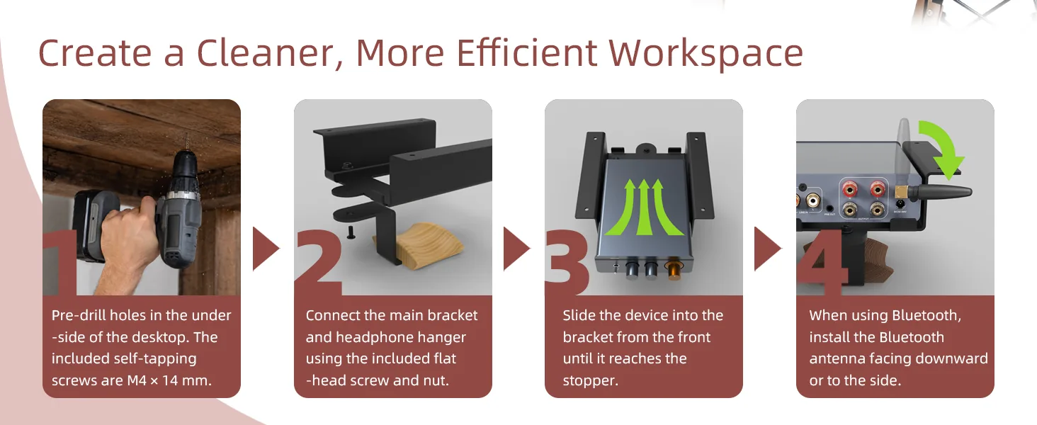 Under Desk Amplifier Mount A+ image 5