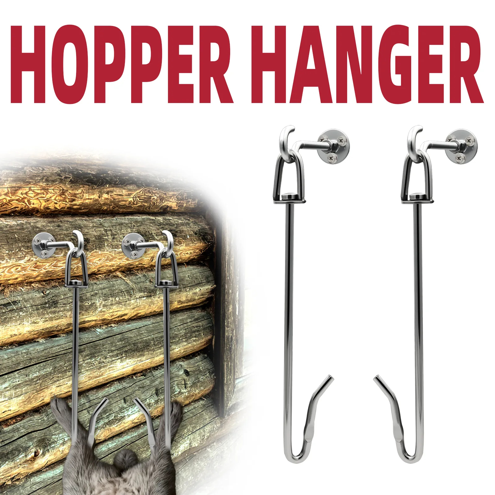 Hopper Popper hanging rack and processing tool setup