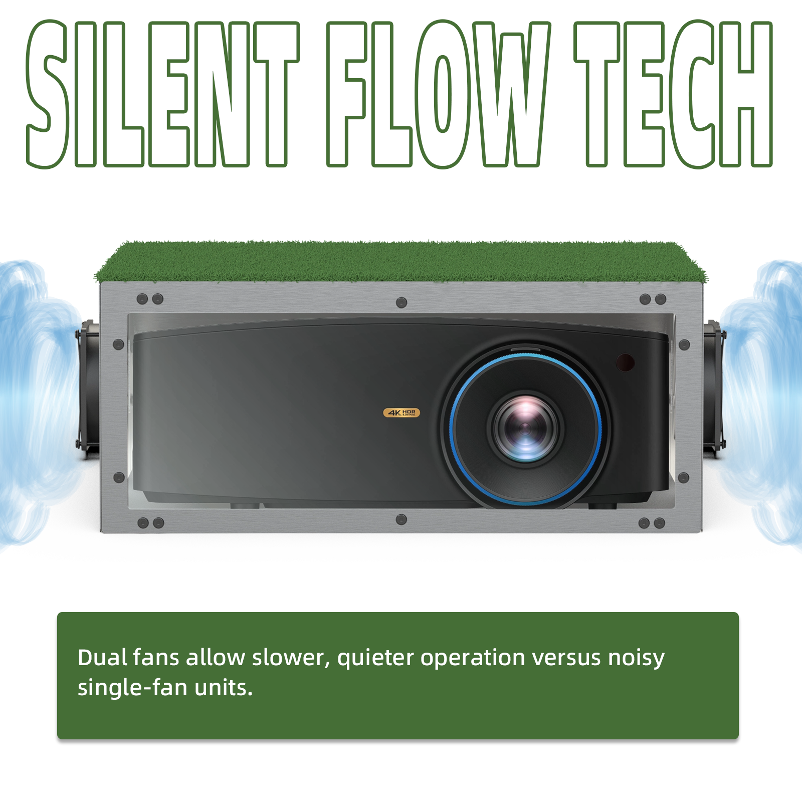 Dual-fan cooling